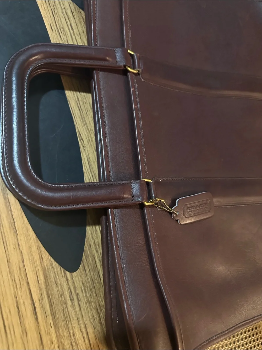 Gorgeous vintage Coach leather briefcase